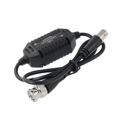 0887509176180 - GINO BNC MALE TO FEMALE COAXIAL VIDEO GROUND LOOP ISOLATOR - BLACK