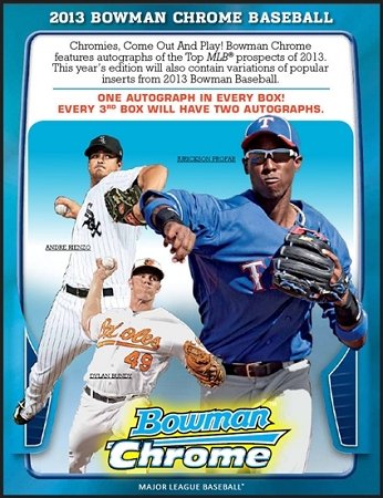 0887521007417 - MLB BOWMAN 2013 CHROME HOBBY BASEBALL CARD BOX