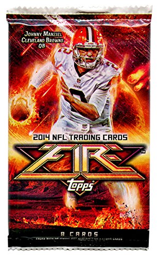 0887521029921 - NFL 2014 TOPPS FIRE FOOTBALL TRADING CARD PACK