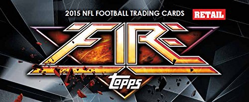 0887521043378 - TOPPS 2015 NFL FIRE FOOTBALL HANGAR BOX, SMALL, WHITE