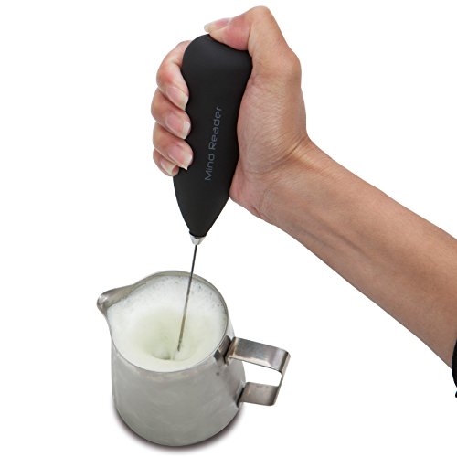 0887530005268 - MIND READER FROTHERS HANDHELD BATTERY OPERATED MILK FROTHER IN BLACK MFROG-BLK