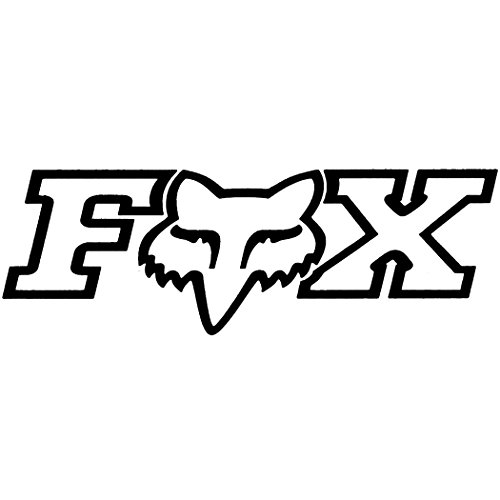 0887537854302 - FOX RACING - FOX STICKER - CORPORATE TDC 3 - BLACK - ONE SIZE