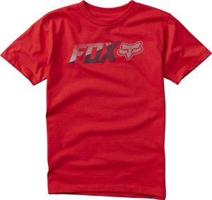 0887537962076 - FOX 14842-003-KM SCORNED KIDS T-SHIRT , GENDER: BOYS, PRIMARY COLOR: RED, SIZE: MD, DISTINCT NAME: RED, SIZE SEGMENT: YOUTH