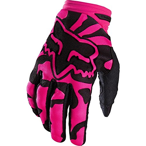 0887537987963 - FOX RACING DIRTPAW RACE YOUTH GIRLS MX MOTORCYCLE GLOVES - BLACK/PINK / X-SMALL