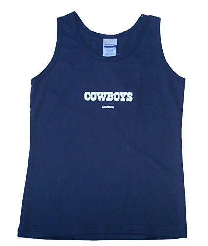 8876082454565 - DALLAS COWBOYS WOMEN'S SMALL NFL AUTHENTIC TANK TOP SHIRT - NAVY BLUE