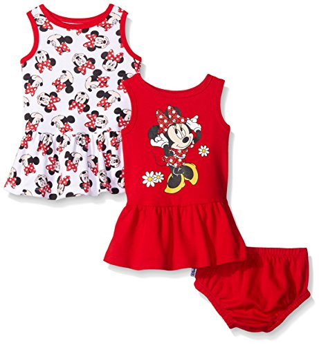 0887622494512 - DISNEY BABY MINNIE MOUSE 2 PACK SUNDRESS SET, MULTI, 6-9 MONTHS
