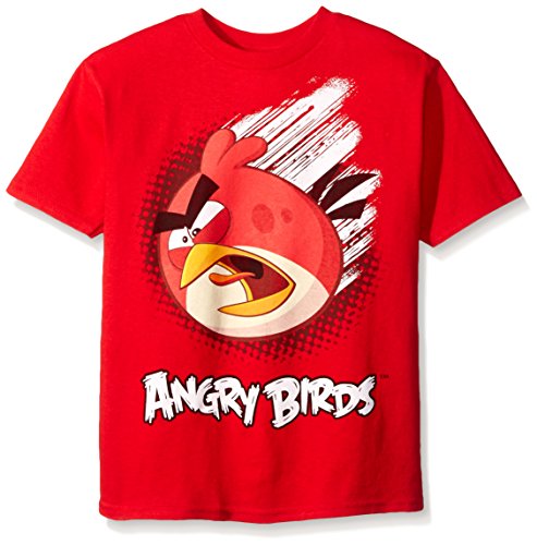 0887648050655 - ANGRY BIRDS BOYS' LITTLE BOYS' SHORT SLEEVE T-SHIRT SHIRT, RED, SMALL-4