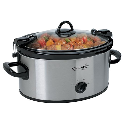 0887661590350 - CROCK-POT SCCPVL600S COOK' N CARRY 6-QUART OVAL MANUAL PORTABLE SLOW COOKER, STAINLESS STEEL