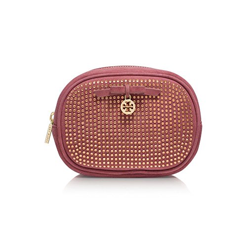 0887712410347 - TORY BURCH ALL-OVER CRYSTAL CLASSIC COSMETIC CASE CAMEO