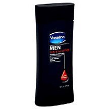 0887723010444 - VASELINE MEN EXTRA STRENGTH BODY AND FACE LOTION 10 OUNCE
