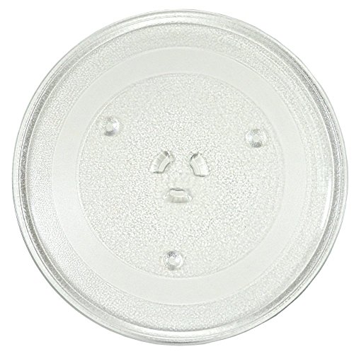 0887774991709 - HQRP 12.5-INCH GLASS TURNTABLE TRAY FOR FRIGIDAIRE 5304408984 5304417435 5304456131 5304456198 CFMV145B1 FMV145KB1 LEVM30FE MICROWAVE OVEN COOKING PLATE + HQRP COASTER
