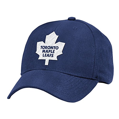 0887783201721 - NHL TORONTO MAPLE LEAFS BASICS STRUCTURED ADJUSTABLE CAP, ONE SIZE, BLUE