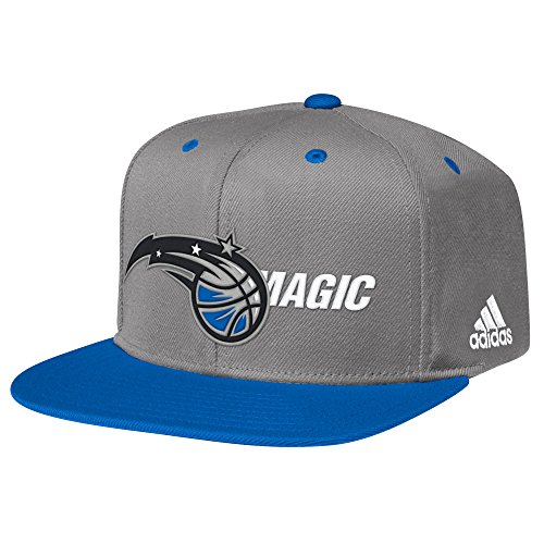 0887783410505 - NBA ORLANDO MAGIC MEN'S TEAM NATION SNAPBACK HAT, ONE SIZE, SILVER/BLUE
