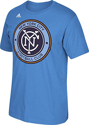 0887784855725 - NEW YORK CITY FOOTBALL CLUB PRIMARY LOGO BLUE T-SHIRT MEDIUM