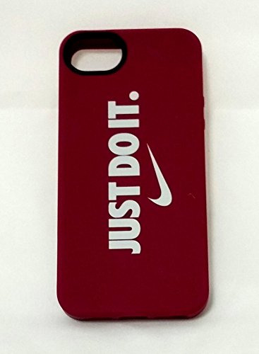 0887791004529 - NIKE JUST DO IT PHONE CASE (IPHONE 5, RASPBERRY RED/DUSTY GREY)