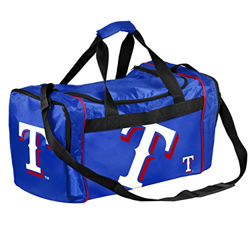 0887849756431 - FOREVER COLLECTIBLES MLB TEXAS RANGERS CORE DUFFLE GYM BAG