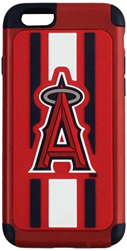 0887849836843 - DREAM WIRELESS LOS ANGELES ANGELS DUAL HYBRID 2-PIECE CASE FOR IPHONE 6 COVER - RETAIL PACKAGING - BLUE/RED
