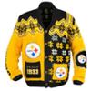 0887849902272 - PITTSBURGH STEELERS NFL ADULT UGLY CARDIGAN SWEATER X-LARGE