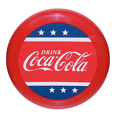 0887849995366 - RED WHITE AND BLUE COCA-COLA FRISBEE FLYING DISC