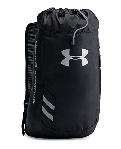 0887907609709 - UNDER ARMOUR TRANCE SACK PACK, BLACK/STEEL, ONE SIZE