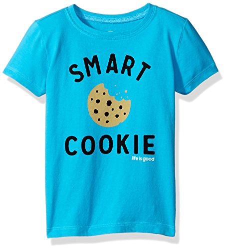 0887941413164 - LIFE IS GOOD TODDLER ELEMENTAL SMART COOKIE TEE, BRIGHT BLUE, 4T