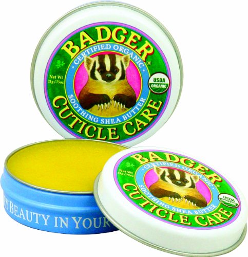 0887943679124 - BADGER CUTICLE CARE CERTIFIED ORGANIC SOOTHING SHEA BUTTER NOURISH & REPAIRS 21G