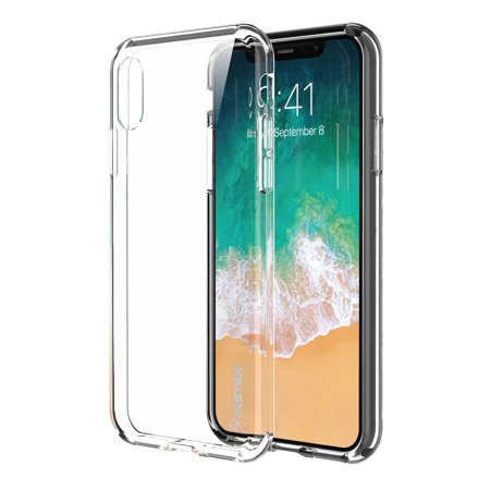0887954692952 - INSTEN IPHONE XS IPHONE X CLEAR CASE ULTRA THIN TPU RUBBER SLIM SILICONE PHONE SKIN SHOCKPROOF DROP PROTECTION CASE COVER - CLEAR