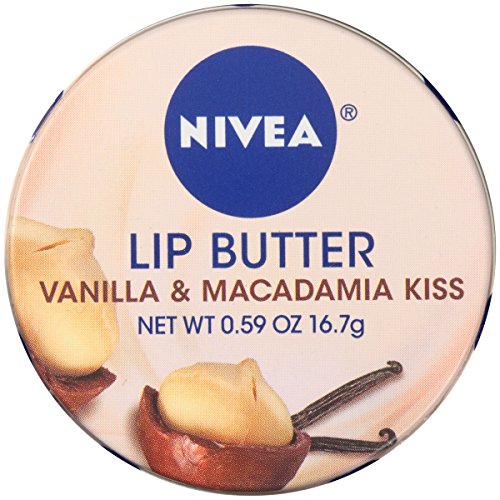 0887955701981 - NIVEA LIP BUTTER LOOSE TIN, VANILLA & MACADAMIA KISS, 0.59 OUNCE