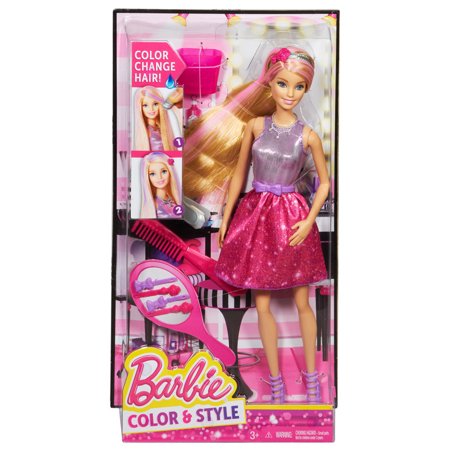 0887961058833 - BARBIE HAIR COLOR AND STYLE DOLL