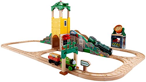 0887961067453 - FISHER PRICE THOMAS & FRIENDS WOODEN RAILWAY SAM AND THE GREAT BELL SET TOY