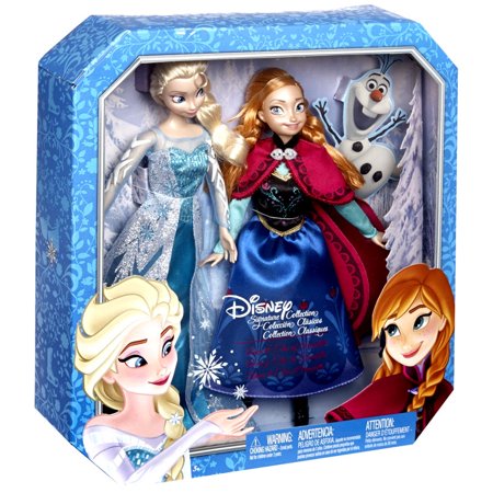 0887961117776 - DISNEY SIGNATURE COLLECTION FROZEN ANNA AND ELSA DOLL (2-PACK)