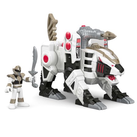 0887961183801 - FISHER-PRICE IMAGINEXT POWER RANGERS WHITE RANGER AND TIGER ZORD TOY