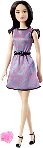 0887961204667 - BARBIE LEA IN MULTI-COLOR DRESS WITH BLACK BELT AND PINK HEART ACCESSORY