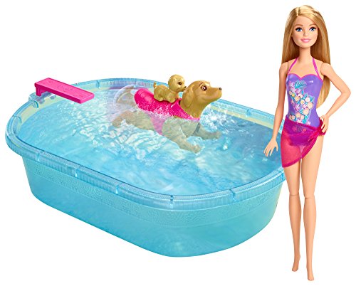 0887961274332 - BARBIE PUP POOL AND DIVING BOARD SET