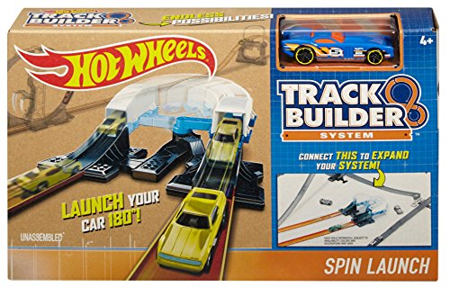 0887961292312 - HOT WHEELS TRACK BUILDER SPIN LAUNCH TRACK EXTENSION
