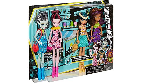 0887961327298 - MONSTER HIGH ICE SCREAM GHOULS EXCLUSIVE 4 DOLL SET