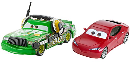 0887961403756 - DISNEY/PIXAR CARS 3 NATALIE CERTAIN AND CHICK HICKS WITH HEADSET DIE-CAST VEHICLES, 2 PACK