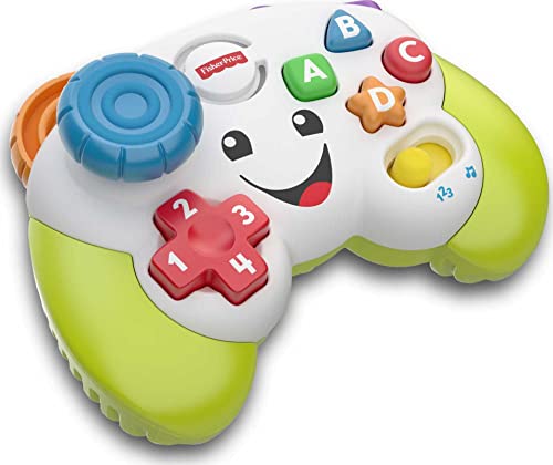 0887961600902 - FISHER-PRICE LAUGH & LEARN BABY & TODDLER TOY GAME & LEARN CONTROLLER PRETEND VIDEO GAME WITH MUSIC LIGHTS & ACTIVITIES AGES 6+ MONTHS