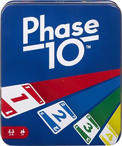 0887961824421 - MATTEL GAMES: THE OFFICIAL PHASE 10 TIN