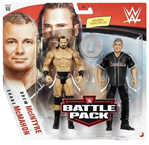 0887961834970 - WWE BATTLE PACK WITH TWO 6-INCH ARTICULATED ACTION FIGURES & RING GEAR