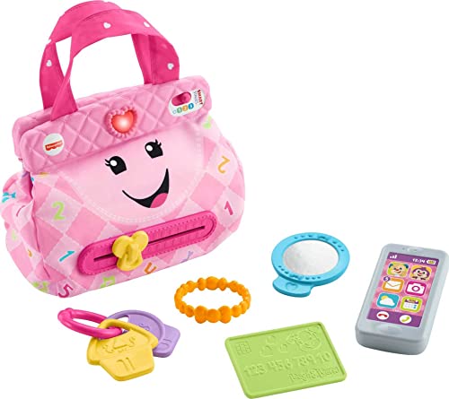 0887961858617 - FISHER-PRICE LAUGH & LEARN BABY & TODDLER TOY MY SMART PURSE PRETEND DRESS UP SET WITH LIGHTS & LEARNING SONGS FOR AGES 6+ MONTHS