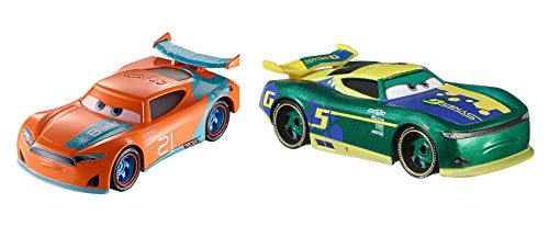 0887961910315 - DISNEY AND PIXAR CARS 3, RYAN INSIDE LANEY & ERIC BRAKER 2-PACK, 1:55 SCALE DIE-CAST FAN FAVORITE CHARACTER VEHICLES FOR RACING AND STORYTELLING FUN