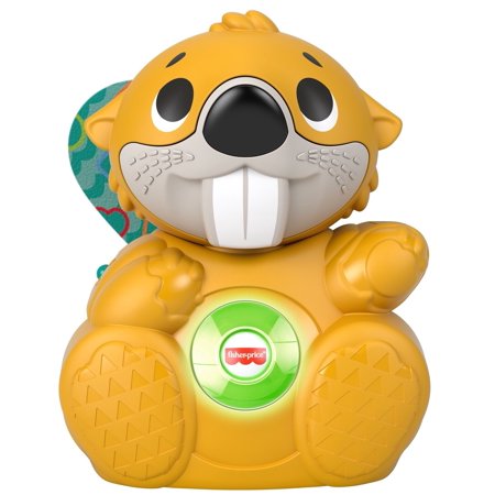 0887961915853 - FISHER-PRICE LINKIMALS BOPPIN’ BEAVER, LIGHT-UP MUSICAL ACTIVITY TOY FOR BABY