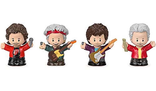 0887961917574 - FISHER-PRICE LITTLE PEOPLE COLLECTOR ROLLING STONES, SPECIAL EDITION FIGURE SET FEATURING 4 MEMBERS OF THE ICONIC ROCK BAND