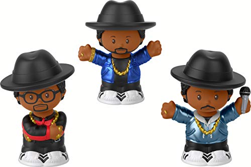 0887961917581 - FISHER-PRICE LITTLE PEOPLE COLLECTOR RUN DMC, SET OF 3 FIGURES STYLED LIKE THE ICONIC HIP HOP GROUP FOR FANS AGES 1-101