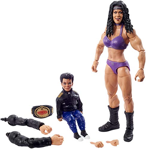 0887961921885 - WWE CHYNA WRESTLEMANIA ACTION FIGURE WOMEN’S CHAMPIONSHIP & PAUL ELLERING & ROCCO BUILD-A-FIGURE PIECES, 6-IN / 15.24-CM POSABLE COLLECTIBLE GIFT FANS AGES 8 YEARS OLD & UP