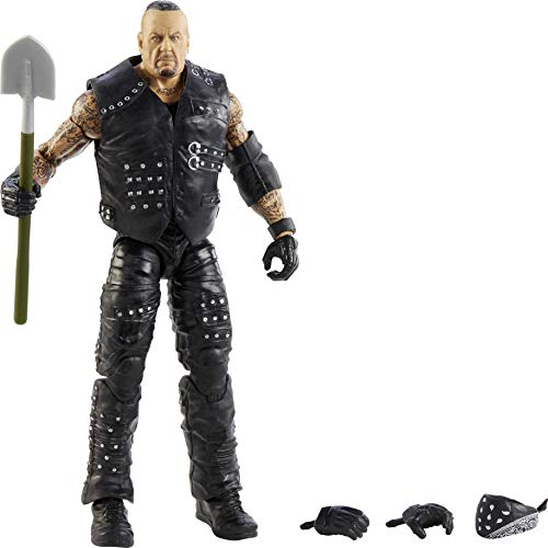 0887961922363 - WWE UNDERTAKER ELITE COLLECTION ACTION FIGURE, 6-IN/15.24-CM POSABLE COLLECTIBLE GIFT FOR WWE FANS AGES 8 YEARS OLD & UP