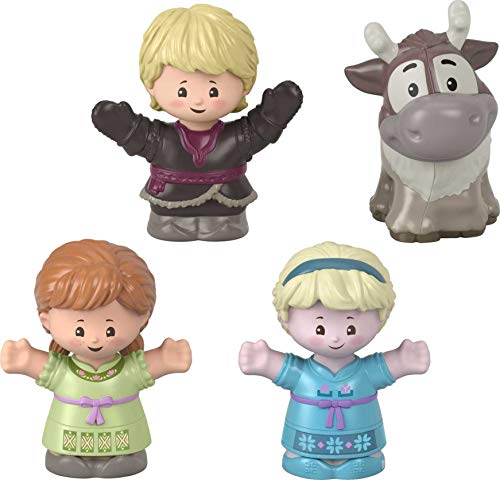 0887961965988 - FISHER-PRICE LITTLE PEOPLE – DISNEY FROZEN YOUNG ANNA AND ELSA & FRIENDS, SET OF 4 CHARACTER FIGURES FOR TODDLERS AND PRESCHOOL KIDS