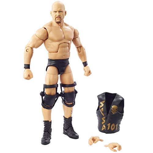 0887961967807 - WWE STONE COLD STEVE AUSTIN ROYAL RUMBLE ELITE COLLECTION ACTION FIGURE WITH AUTHENTIC GEAR & ACCESSORIES, 6-IN POSABLE COLLECTIBLE GIFT FANS AGES 8 YEARS OLD & UP