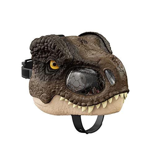 0887961981759 - JURASSIC WORLD: DOMINION TYRANNOSAURUS REX CHOMP N ROAR MASK, COSTUME DINOSAUR TOY WITH MULTI LEVEL MOTION AND ROAR SOUNDS FOR KIDS AGES 6 YEARS & OLDER